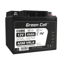 Green Cell® AGM Bateria 12V 44Ah Gel Bateria hermetica segadora scooter Barco de pesca bote cortacéspedes