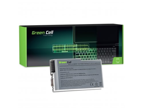 Green Cell Batería C1295 C2451 BAT1194 para Dell Latitude D500 D510 D520 D600 D610