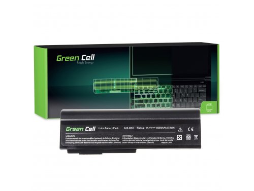 Green Cell Batería A32-M50 A32-N61 para Asus N53 N53J N53JN N53N N53S N53SV N61 N61J N61JV N61VG N61VN M50V G51J G60JX X57V