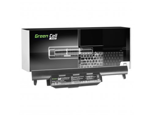 Green Cell PRO Batería A32-K55 para Asus R500 R500V R500VD R500VJ R700 R700V K55A K55V K55VD K55VJ K55VM X55A X55U X75V X75VB
