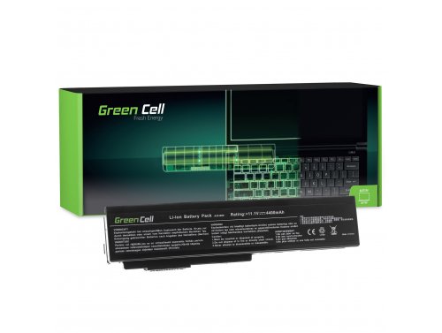 Green Cell Batería A32-M50 A32-N61 para Asus N53 N53J N53JN N53N N53S N53SV N61 N61J N61JV N61VG N61VN M50V G51J G60JX X57V