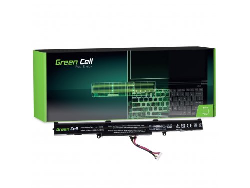 Green Cell Batería A41-X550E para Asus R510 R510D R510DP R751LN R751J R752L R752LAV R752LB X550D X550DP X750J X751L F550D F751L