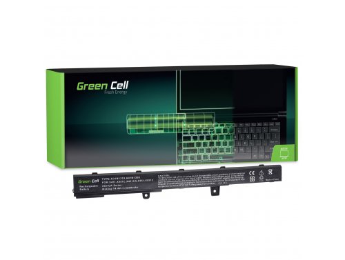 Green Cell Batería A41N1308 para Asus X551 X551C X551CA X551M X551MA X551MAV R512 R512C F551 F551C F551CA F551M F551MA