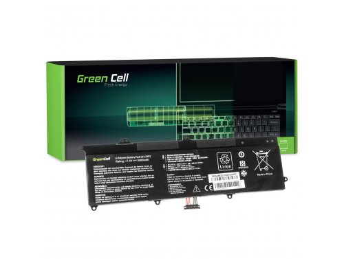 Green Cell Batería C21-X202 para Asus X201 X201E VivoBook X202 X202E F201 F201E F202 F202E Q200 Q200E S200 S200E