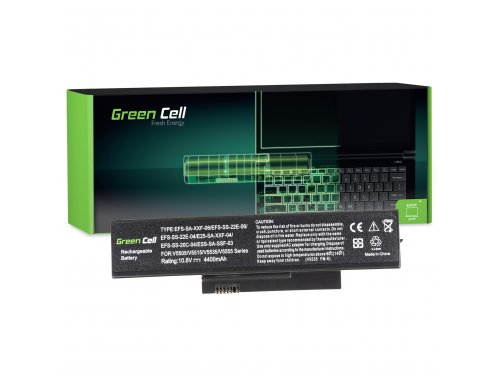 Batería para laptop Fujitsu Esprimo Mobile V6515 4400 mAh - Green Cell