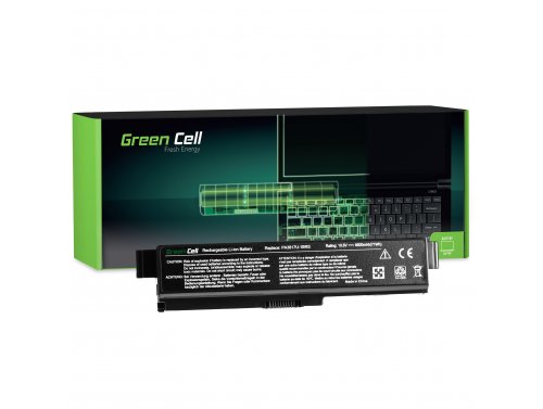 Batería para laptop Toshiba Satellite C640-104 6600 mAh - Green Cell
