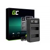 Green Cell Cámara Cargador de batería AHBBP-401 para GoPro HERO 4 CHDBX CHDBY CHDHX CHDHY Black White Silver Edition