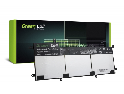 Batería para laptop Asus Zenbook UX305UA-AS51 4200 mAh - Green Cell