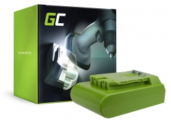 Batería Green Cell (2Ah 24V) 2902707 2902807 G24 G24B2 G24B4 para GreenWorks 24V Series 2000007 2100007 2201207 2402207 3801107