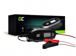 Cargador de batería automático Green Cell para Coche, Motocicleta 6 / 12V (4A) con diagnósticos inteligentes