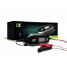 Cargador de batería automático Green Cell para Coche, Motocicleta 6 / 12V (4A) con diagnósticos inteligentes