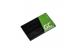 Batería Green Cell BL-5C BL-5CA compatible con teléfono Nokia 105 2700 2730 3110 3120 5130 6230 6630 E50 N72 N91 3.7V 1000mAh