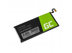 Batería Green Cell EB-BG930ABA GH43-04574A compatible con teléfono Samsung Galaxy S7 G930A G930F G930P 3.8V 3000mAh