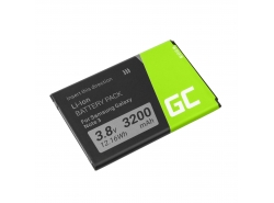 Batería Green Cell B800BC B800BE compatible con teléfono Samsung Galaxy Note 3 N9000 N9002 N9005 N9006 N9007 N9008 3200mAh