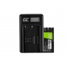 Batería Green Cell ® EN-EL9 / EN-EL9E y cargador MH-23 para Nikon D-SLR D40 D40A D40C D40X D60 D3000 D5000