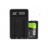 Batería Green Cell ® FW50 y cargador BC-TRW para Sony A7 A7S A7R A5000 A5100 A6000 A6300 A6500 RX10 II/III NEX-3, 7.4V 1030mAh