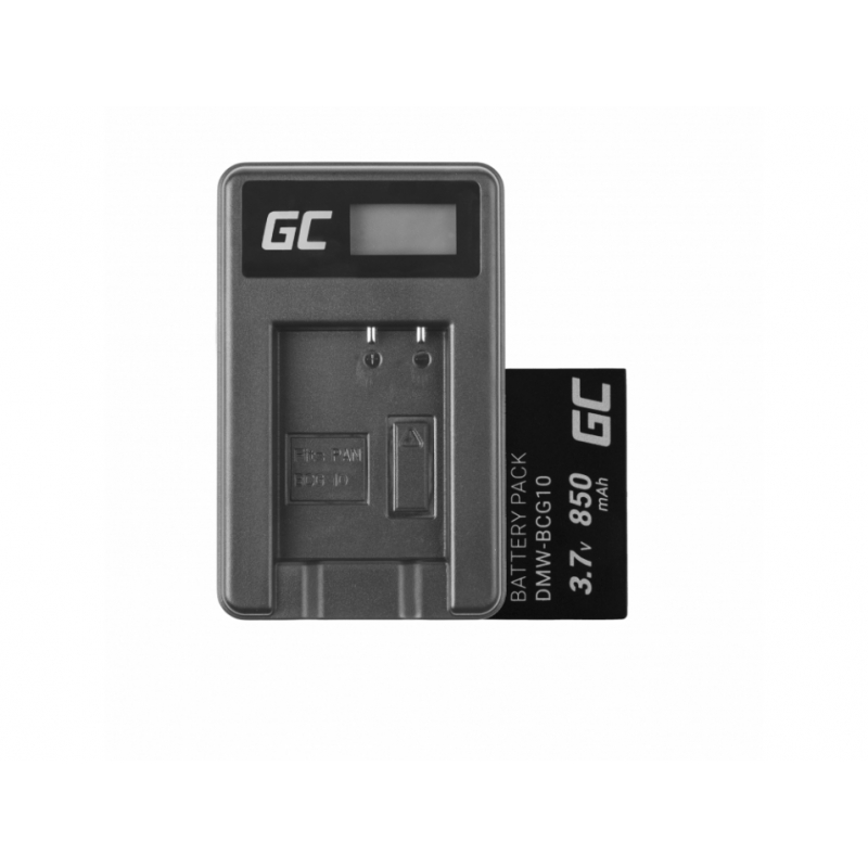 egipcio País Avanzado Batería DMW-BCG10E y cargador para Panasonic DMC-TZ10 TZ20