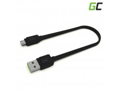 Green Cell GCmatte USB - Cable micro USB de 25 cm, carga rápida Ultra Charge, QC 3.0