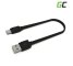 Cable USB-C Tipo C 25cm Green Cell Matte con carga rápida, Ultra Charge, Quick Charge 3.0