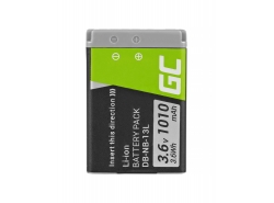 Green Cell ® Akku NB-13L für Canon PowerShot G5 X, G7 X, G7 X Mark II, G9 X, SX620 HS, SX720 HS, SX730 HS 3.6V 1010mAh