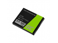 Bateria 600 mAh