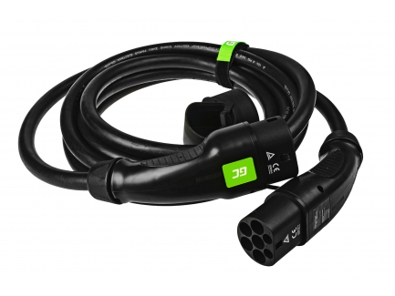 Hyundai ioniq//Kona ev Cable de carga rápido 32amp 5 M Tipo 2 al tipo 2 Con Estuche