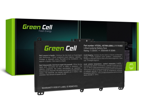Green Cell Batería HT03XL L11119-855 para HP 250 G7 G8 255 G7 G8 240 G7 G8 245 G7 G8 470 G7, HP 14 15 17, HP Pavilion 14 15