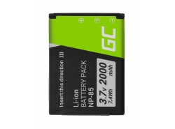 Batería Green Cell ® NP-85 NP85 para FujiFilm FinePix SL300, SL305, SL280, SL260, SL240 3.7V 1640mAh