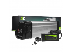 Green Cell® Bateria Bicicleta Electrica 48V 11.6Ah E-Bike Silverfish Li-Ion y Cargador