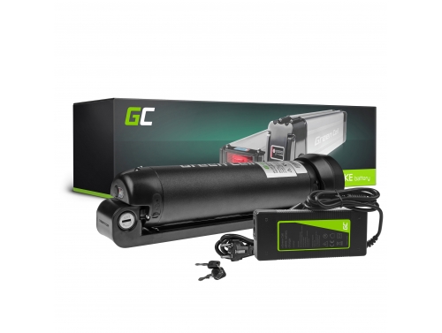 Green Cell Bateria Bicicleta Electrica 36V 5.2Ah 187Wh Down Tube Ebike 2 Pin y Cargador