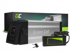 Green Cell® Bateria Bicicleta Electrica 48V 17.4Ah E-Bike Silverfish Li-Ion y Cargador