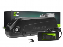 Green Cell Bateria Bicicleta Electrica 48V 15Ah 720Wh Down Tube Ebike EC5 para Samebike, Gunai y Cargador