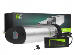 Green Cell® Bateria Bicicleta Electrica 36V 12Ah Botella Li-Ion E-bike Batería y Cargador