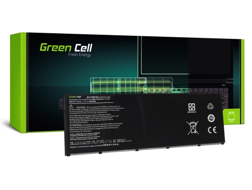 Green Cell Batería AC14B13J AC14B18J para Acer Aspire 3 A315-23 A315-55G ES1-111M ES1-331 ES1-531 ES1-533 ES1-571