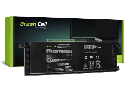Green Cell Batería B21N1329 para Asus X553 X553M X553MA F553 F553M F553MA D453M D553M R413M R515M X453MA X503M X503MA