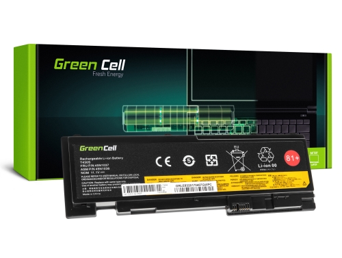 Green Cell Batería 45N1036 45N1037 45N1038 42T4844 42T4845 42T4847 0A36287 para Lenovo ThinkPad T420s T420si T430s T430si