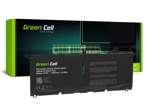 Green Cell Batería DXGH8 para Dell XPS 13 9370 9380 Dell Inspiron 13 3301 5390 7390 Dell Vostro 13 5390