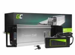 Green Cell® Bateria Bicicleta Electrica 36V 12Ah E-Bike Silverfish Li-Ion y Cargador