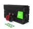 Green Cell® Convertidor de voltaje Inversor 12V a 230V 1500W / 3000W Inversor de corriente Onda Sinusoidal Pura