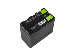 Batería Green Cell NP-F960 NP-F970 NP-F975 para Sony 7.4V 7800mAh