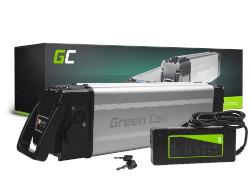 Green Cell Bateria Bicicleta Electrica 24V 12Ah 288Wh Silverfish Ebike 4 Pin y Cargador