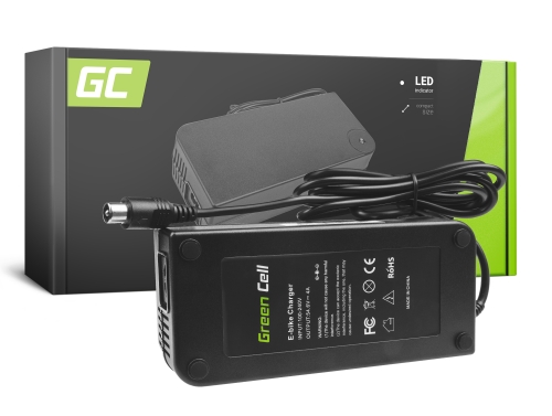 Green Cell ® Cargador para bicicletas eléctricas, enchufe: RCA, 54.6V, 4A
