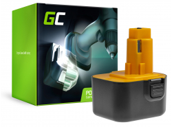 Green Cell Akkuwerkzeug para DeWalt DE9074 2802K 2812K DC740KA