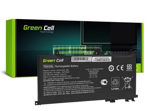 Green Cell Batería TE04XL 905175-271 905175-2C1 905277-855 HSTNN-DB7T TPN-Q173 para HP Omen 15-AX, HP Pavilion 15-BC