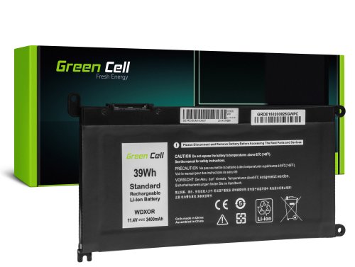 Green Cell Batería WDX0R WDXOR para Dell Inspiron 13 5368 5378 5379 15 5565 5567 5568 5570 17 5765 5767 5770 Vostro 5468 5568