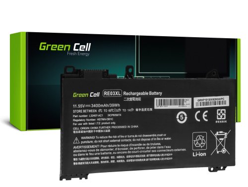Green Cell Batería RE03XL L32656-005 para HP ProBook 430 G6 G7 440 G6 G7 445 G6 G7 450 G6 G7 455 G6 G7 445R G6 455R G6