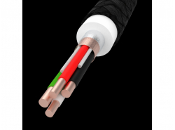Cable Green Cell GC PowerStream USB-A - Lightning 30cm, para iPhone, iPad, iPod, carga rápida