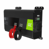 Green Cell® PRO Convertidor de voltaje Inversor 12V a 230V 500W / 1000W Inversor de corriente Onda Sinusoidal Pura