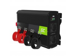 Green Cell® PRO Convertidor de voltaje Inversor 12V a 230V 3000W / 6000W Inversor de corriente USB