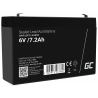 Green Cell® AGM Bateria 6V 7.2Ah Gel Bateria hermetica sistemas de alarma juguetes eléctricos para niños